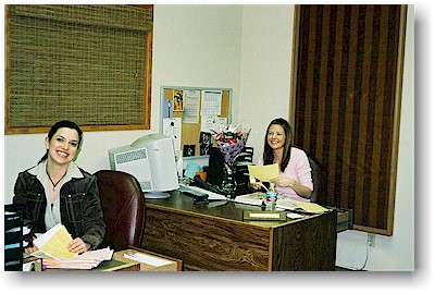 Beth and Sarah in 2005