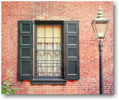 Before the days of central heating, shutters, whether in the interior or exterior of a house, would be closed at night to keep heat inside and protect against cold winds. Today exterior shutters are largely ornamental, but, when used indoors shutters are valued for their ability to control light, view, air flow and to provide privacy while also adding architectural appeal.